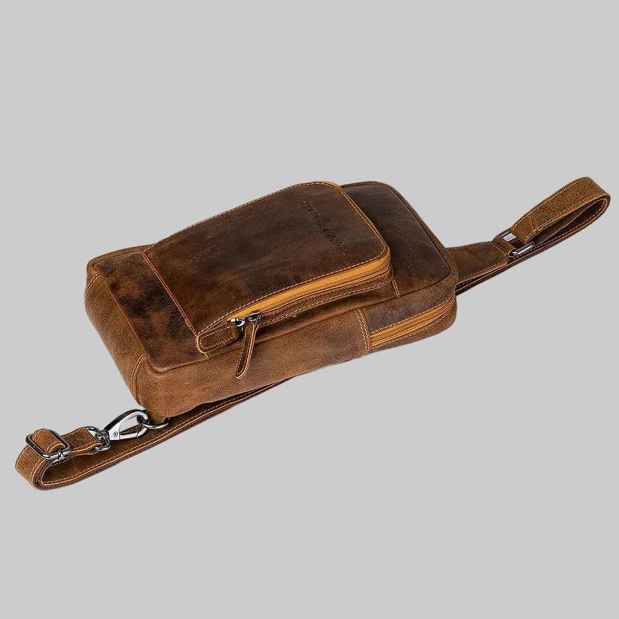 Greenwood Leather Hamilton Crossbody Bag Backpack - Boutique of Leathers/Open Road