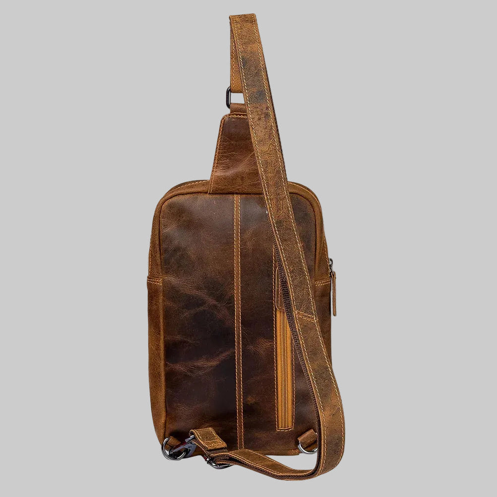 Greenwood Leather Hamilton Crossbody Bag Backpack - Boutique of Leathers/Open Road