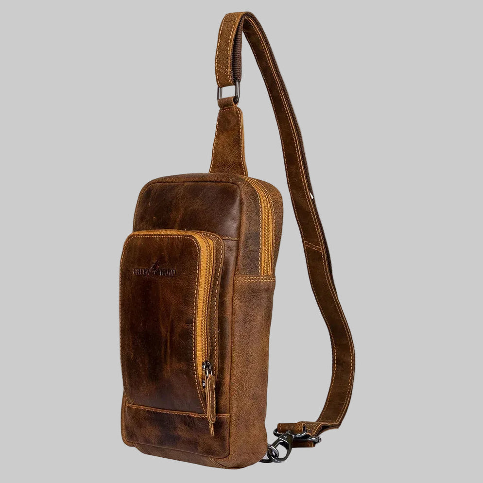 Greenwood Leather Hamilton Crossbody Bag Backpack - Boutique of Leathers/Open Road