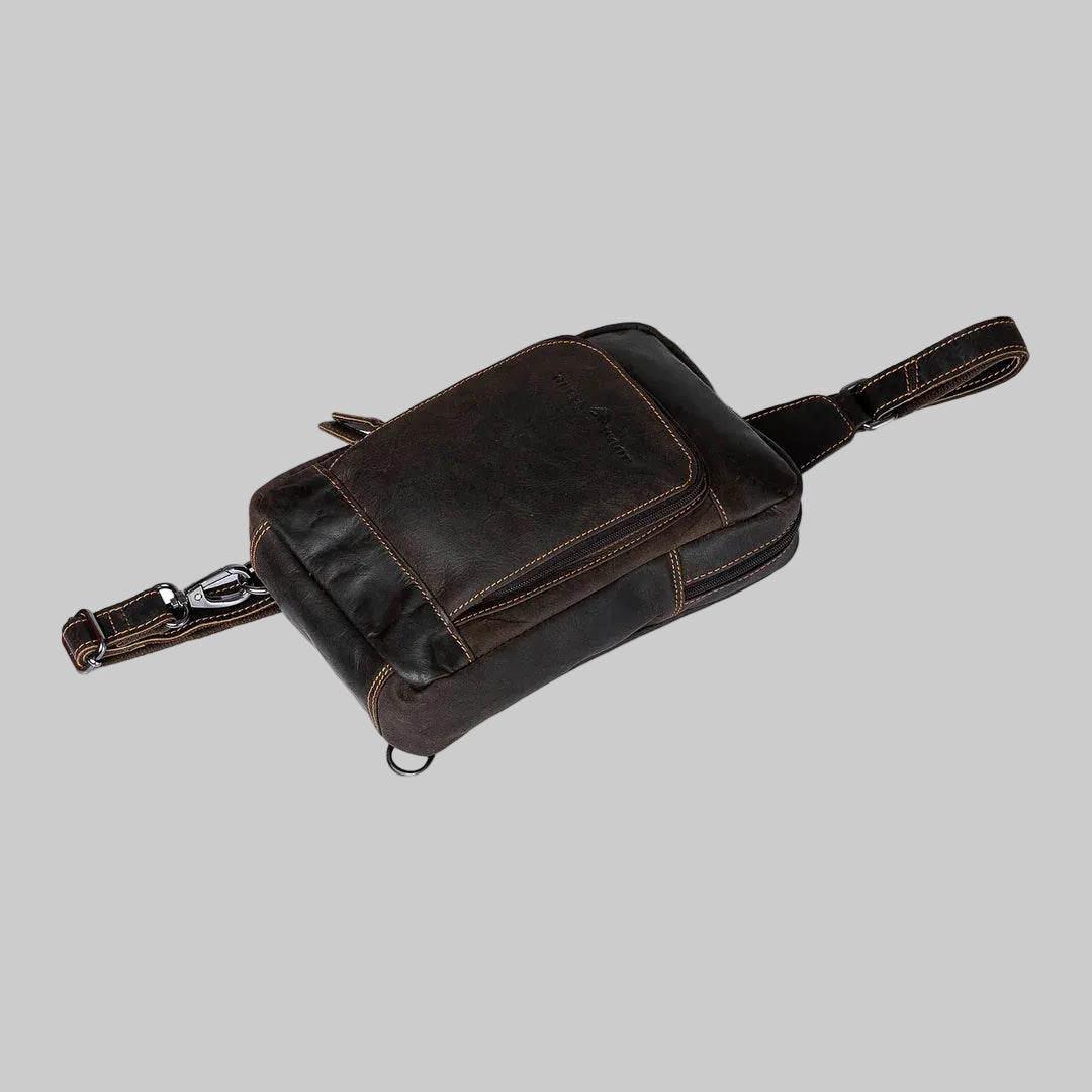 Greenwood Leather Hamilton Crossbody Bag Backpack