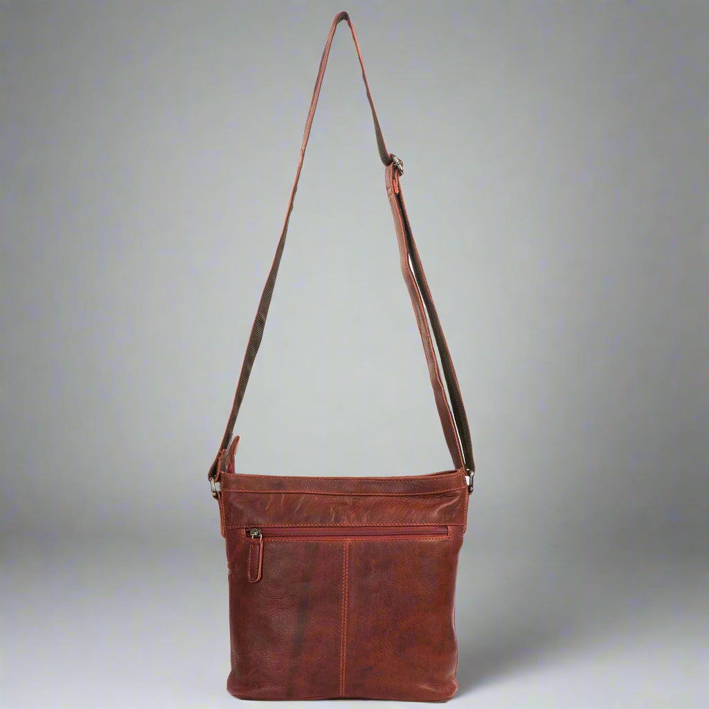 Greenwood Leather Crossbody Bag - Boutique of Leathers/Open Road