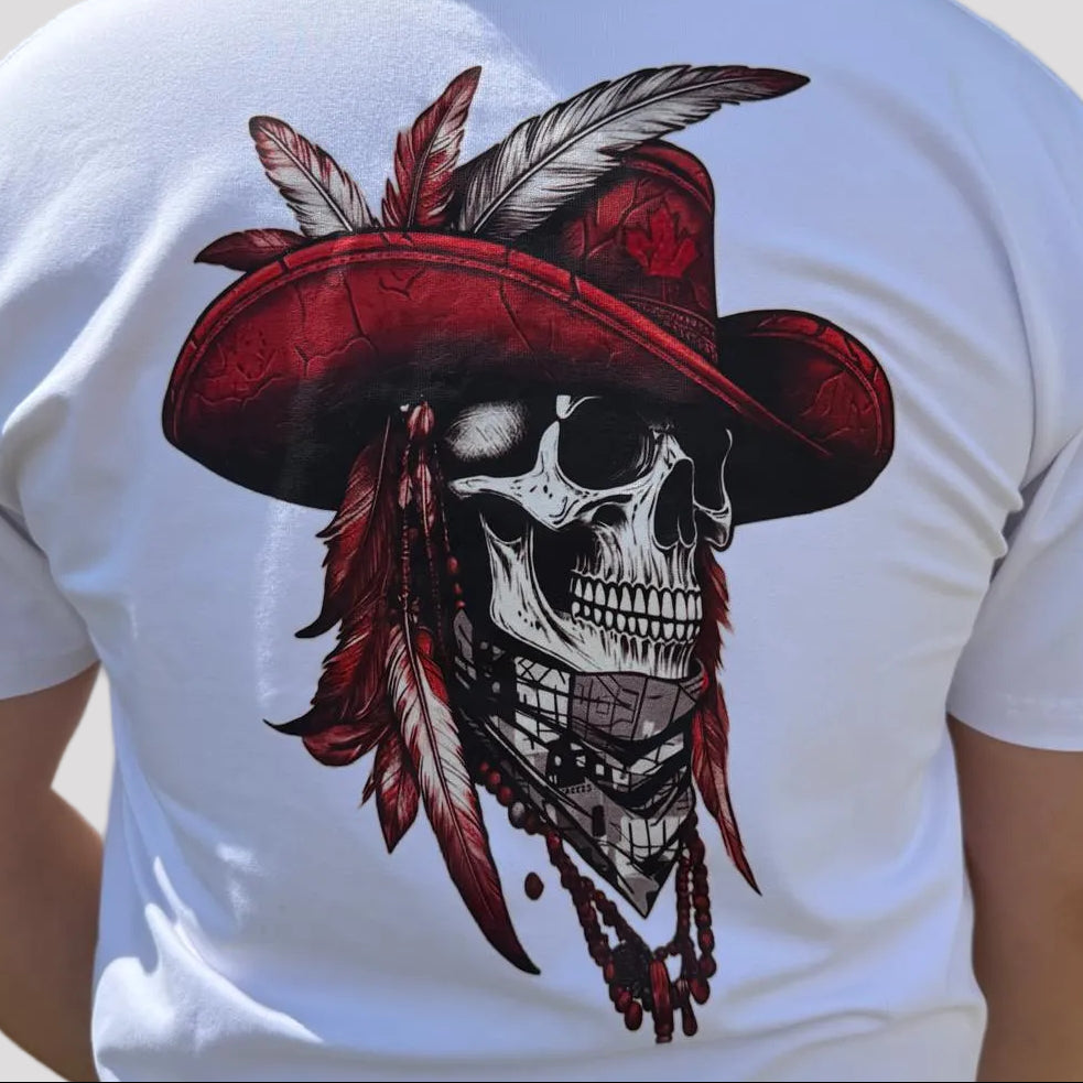 Open Road Men’s Western Skull Graphic T-Shirt