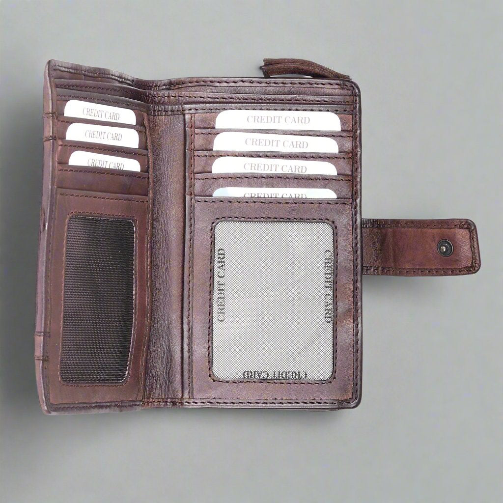 MET Women's Leather Credit Card Wallet