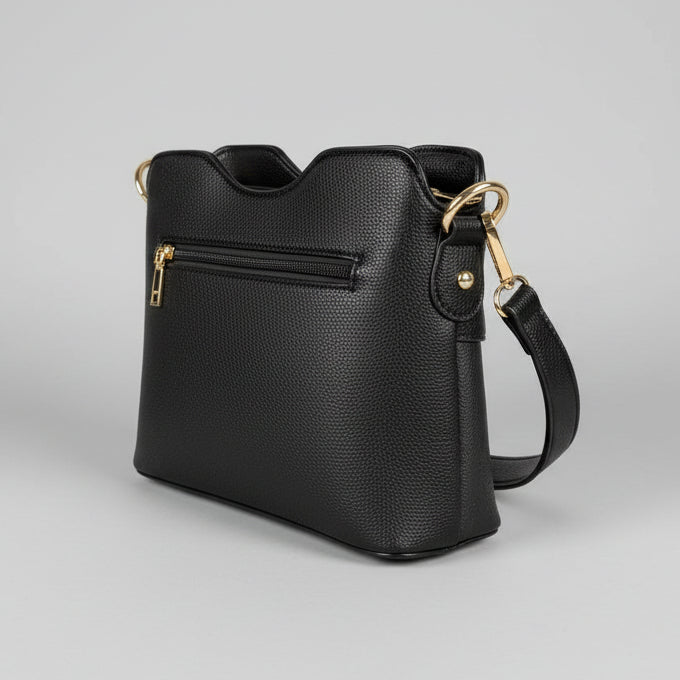 Temptation Italy Small Faux Leather Crossbody. Floral & Dragonfly Embossed Bag - Boutique of Leathers/Open Road