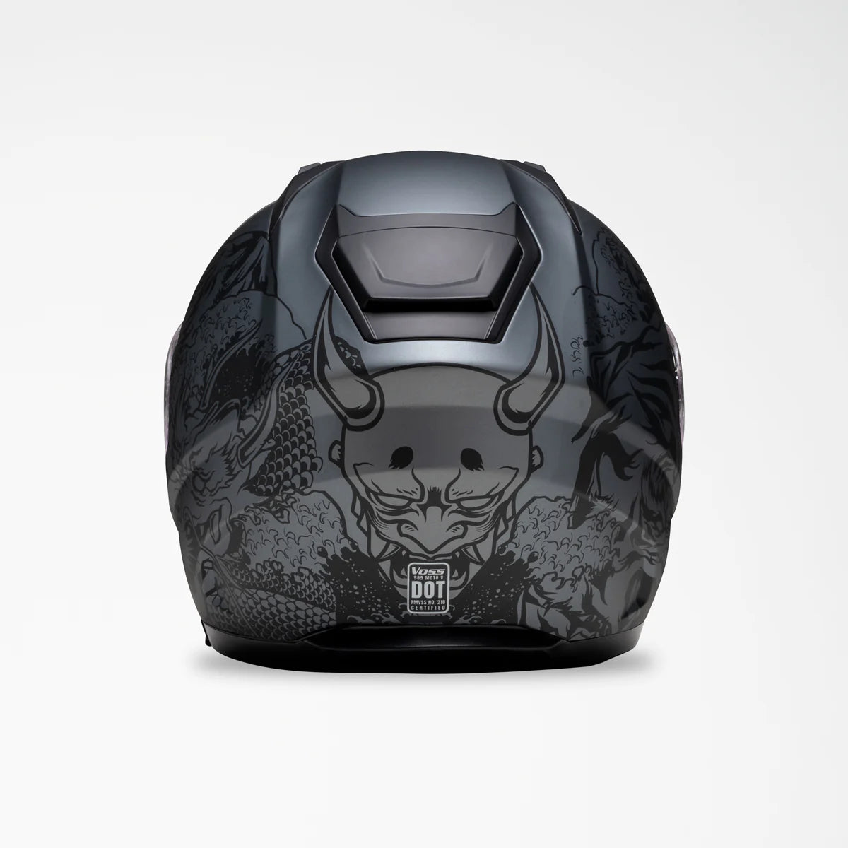 Voss 989 Moto-V Rei Full Face Matte Motorcycle Helmet