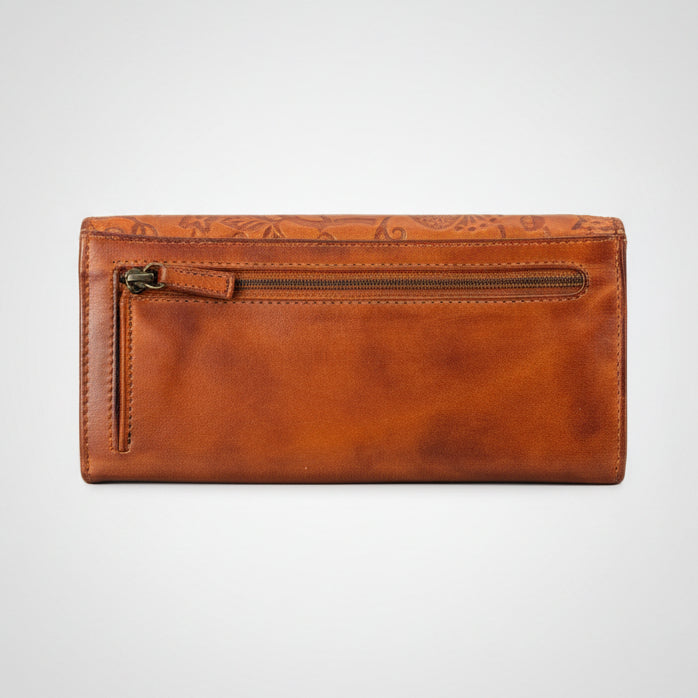 MET Embossed Women's Leather Wallet