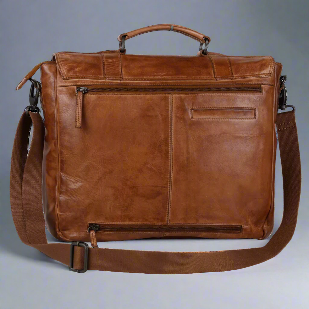 MET Messenger Laptop Leather Bag