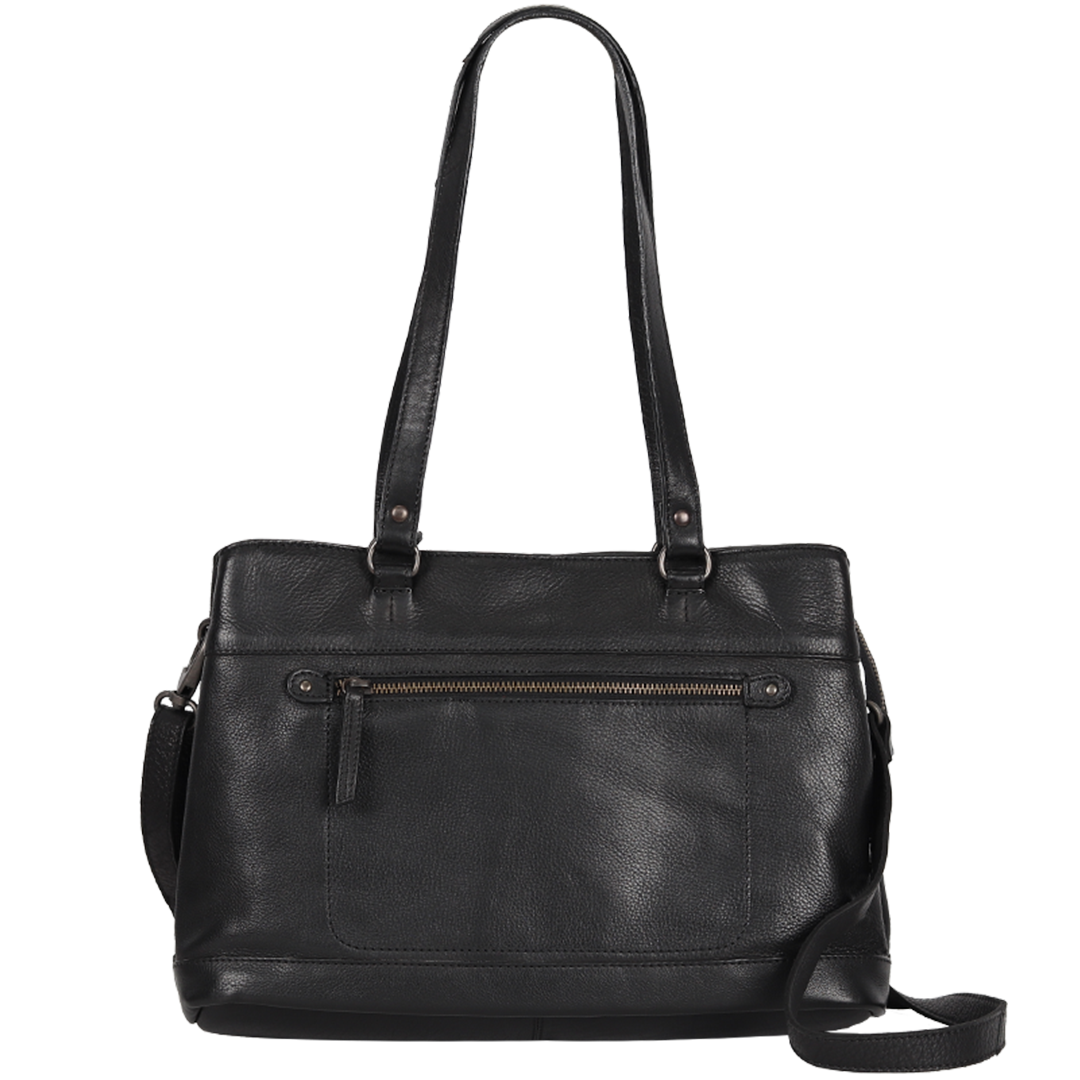 MET Large Leather Handbag