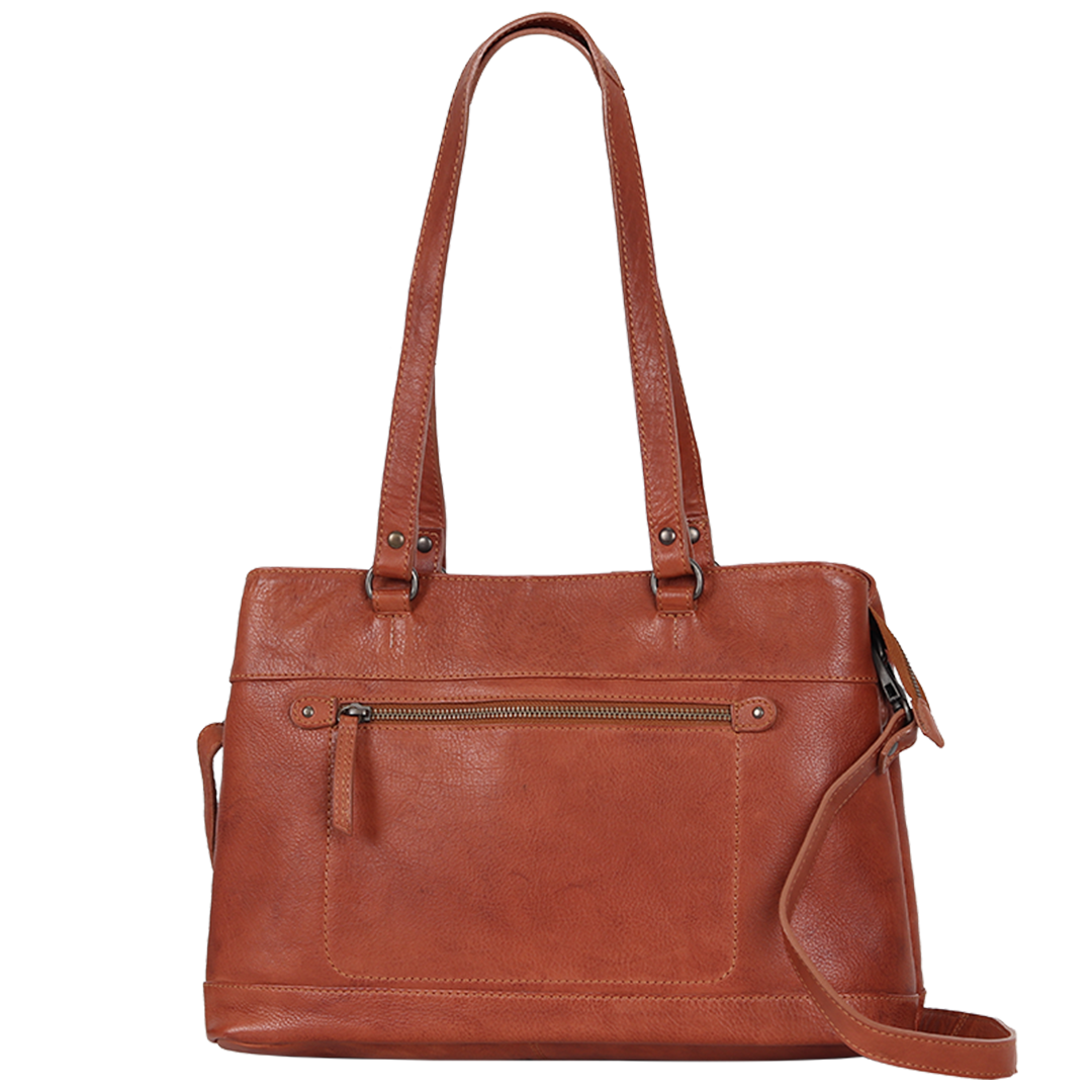 MET Large Leather Handbag