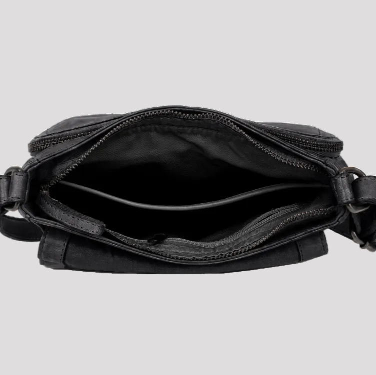 MET Premium Leather Flap Crossbody Bag. Women's Organizer Purse