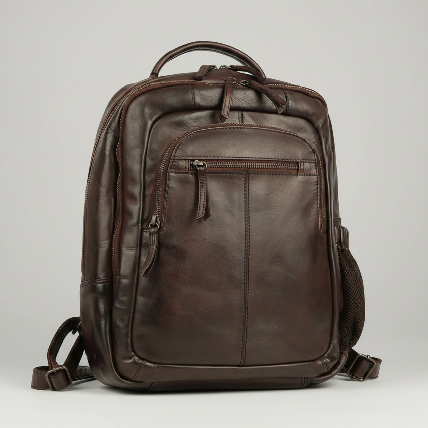 best urban commuter leather backpack MET Premium Leather Backpack. Dual-Compartment Urban Commuter Pack
