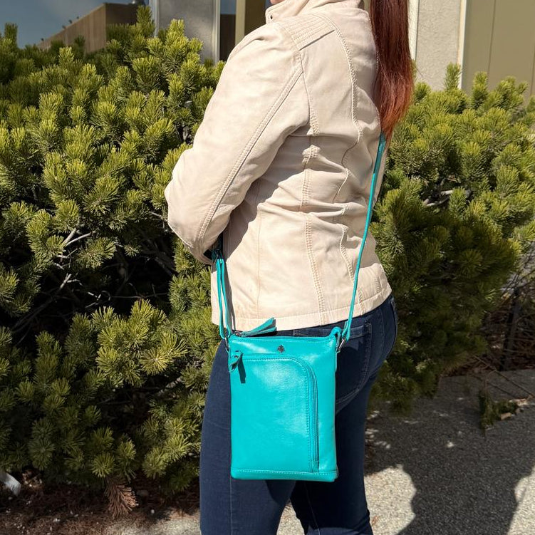 Greenwood Leather Siena Mini Crossbody Bag - Boutique of Leathers/Open Road
