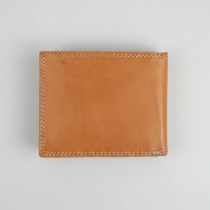 Men’s Steer Embossed Bifold Leather Wallet - Boutique of Leathers/Open Road