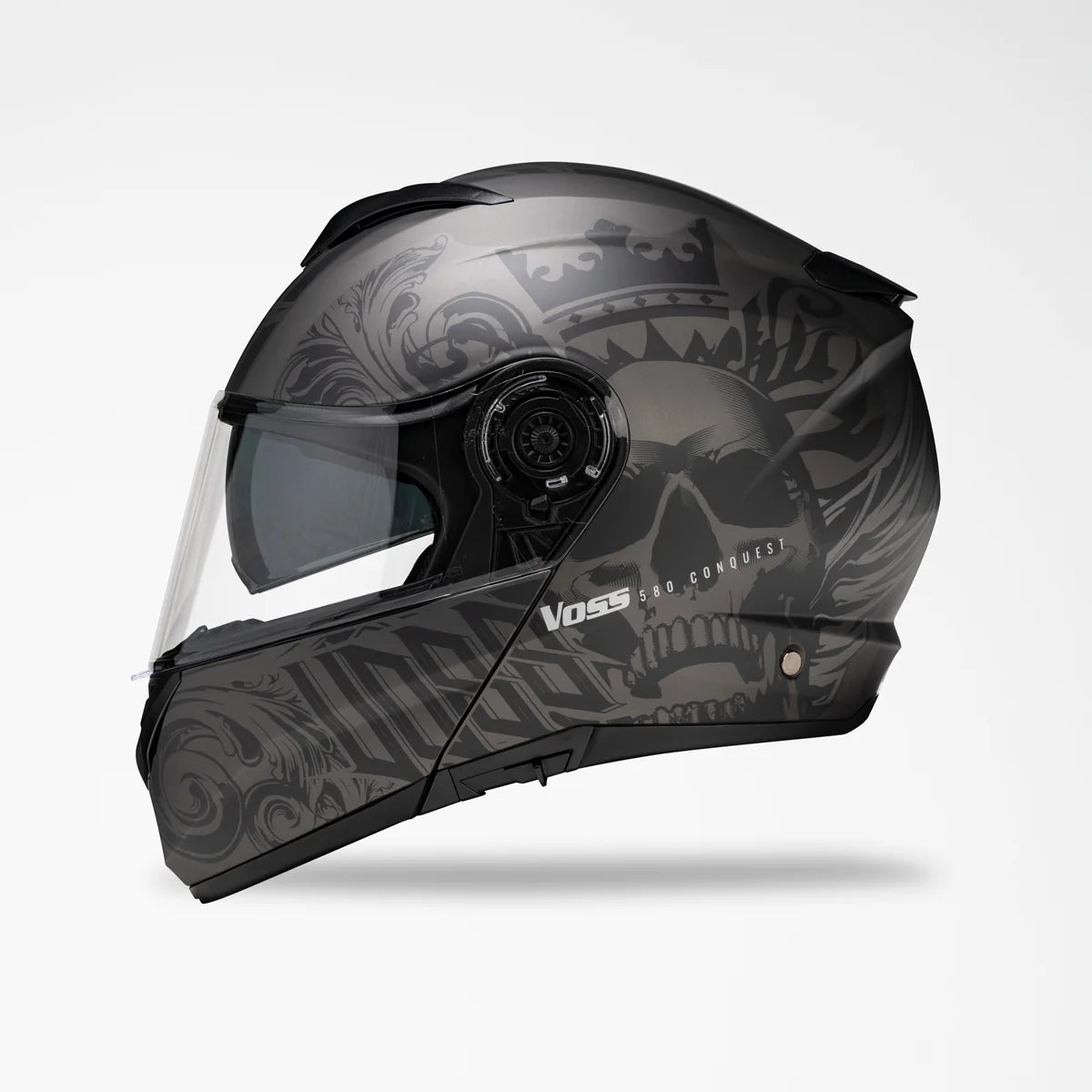 Voss 580 Conquest Apocalypse Modular Matte Motorcycle Helmet