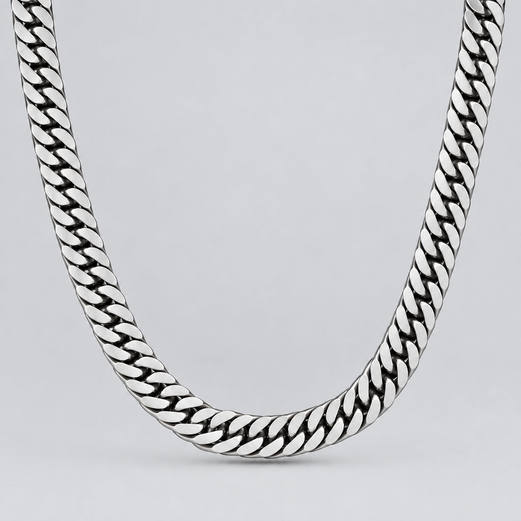 Men’s Heavy-Duty Stainless Steel Curb Chain Necklace - Boutique of Leathers/Open Road