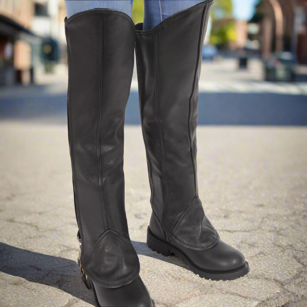 BOL/Open Women's Leather Half Chaps Boutique of Leathers/Open