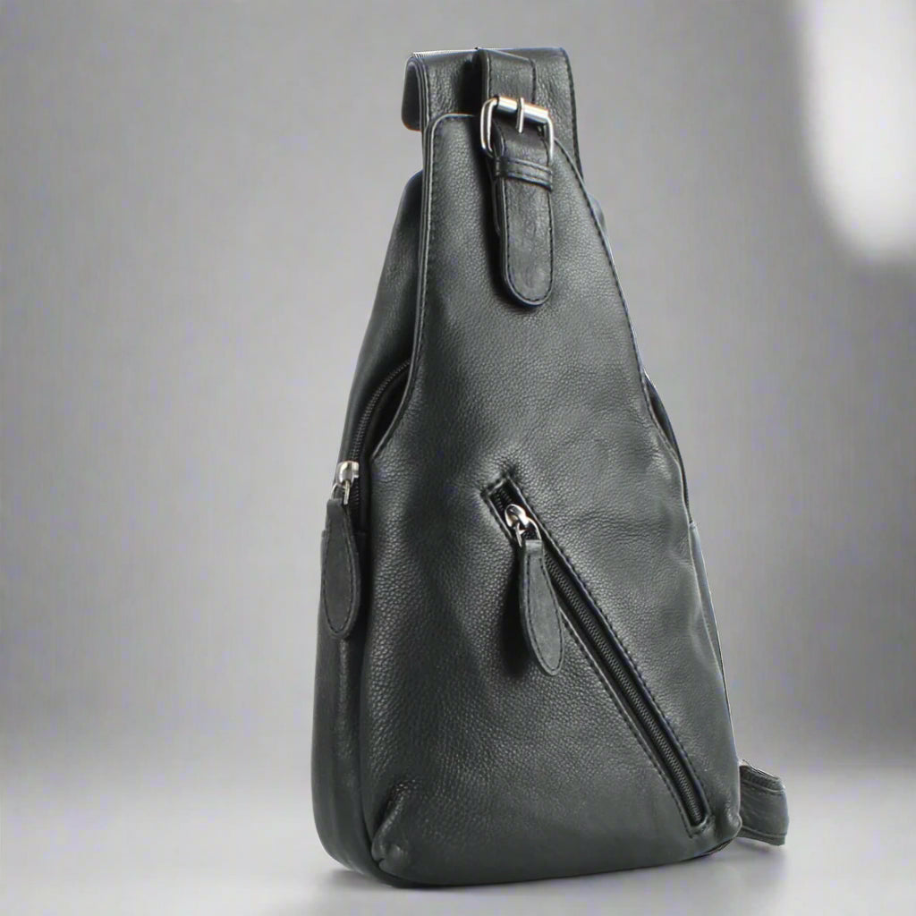 Premium Handcrafted Leather Sling Bag | Backpack | Crossbody Messenger Bag - Boutique of Leathers/Open Road