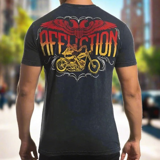 Affliction Men's Coastline Ride Short Sleeve Shirt Men's Shirts & Tees Boutique of Leathers/Open Road