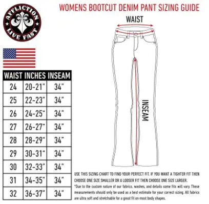 Affliction Women's Jade Aries Ember Jeans Women's Pants Boutique of Leathers/Open Road