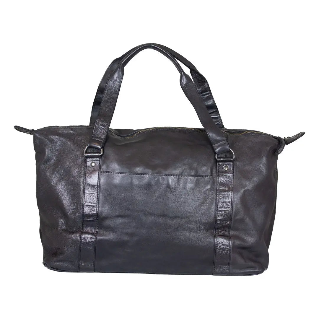 BOL Black Leather Travel Duffle Bag Backpacks & Messenger Bags Boutique of Leathers/Open Road