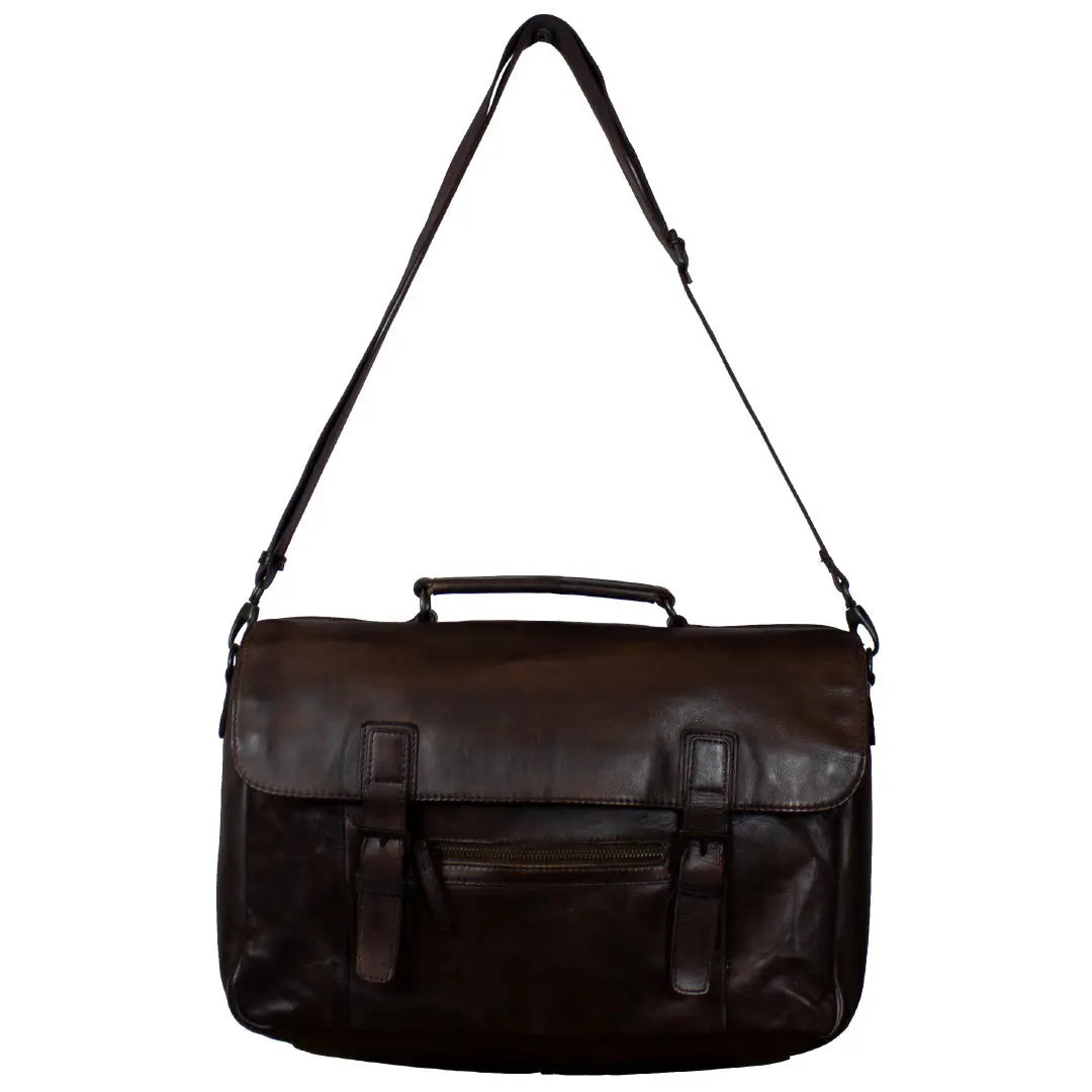 BOL Brown Commuter Laptop Bag Backpacks & Messenger Bags Boutique of Leathers/Open Road