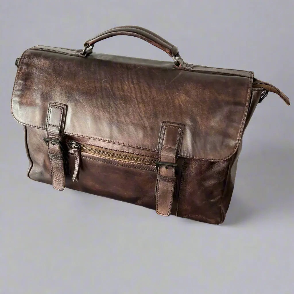 BOL Brown Commuter Laptop Bag Backpacks & Messenger Bags Boutique of Leathers/Open Road