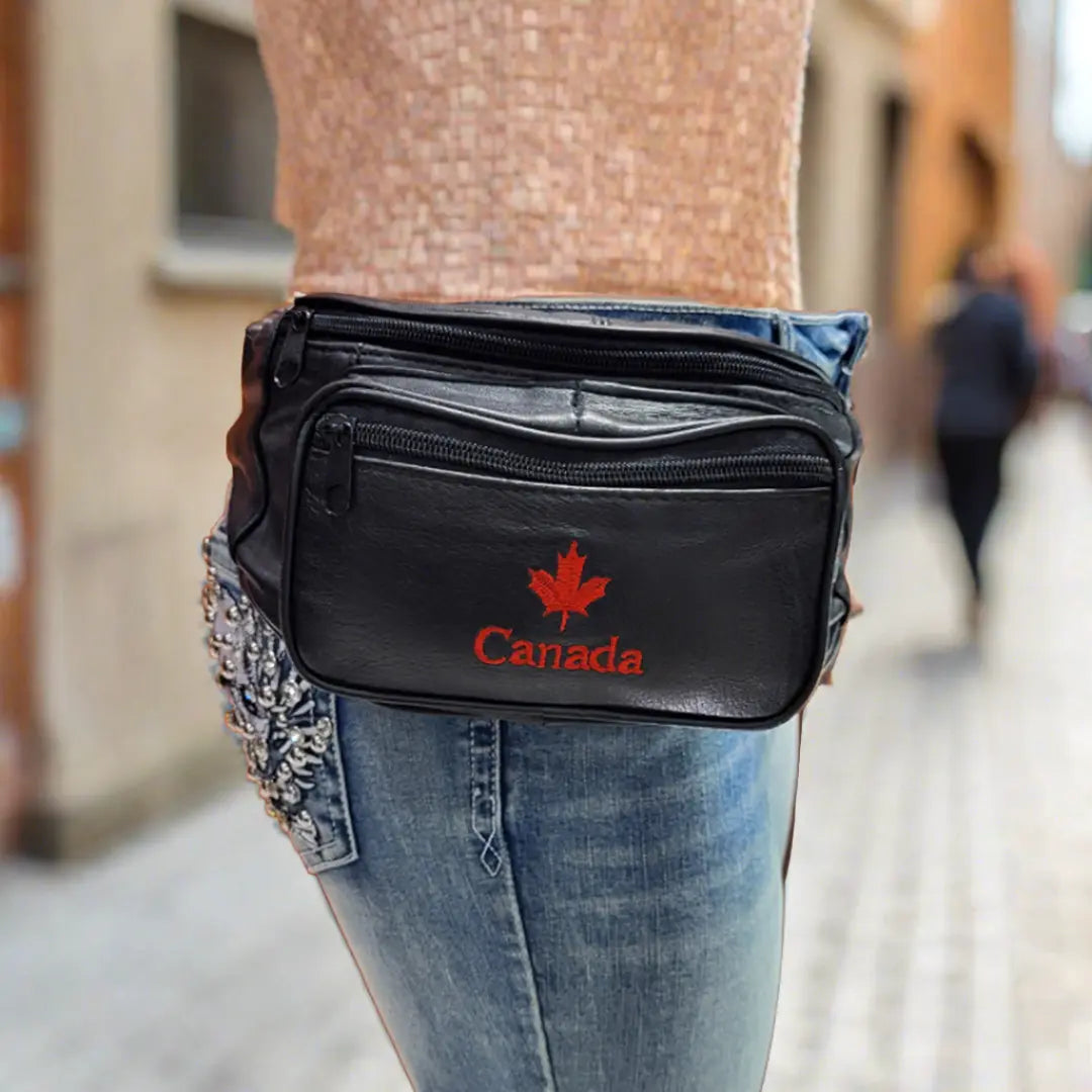 BOL Canada Organizer Leather Waist Bag Cases Boutique of Leathers/Open Road
