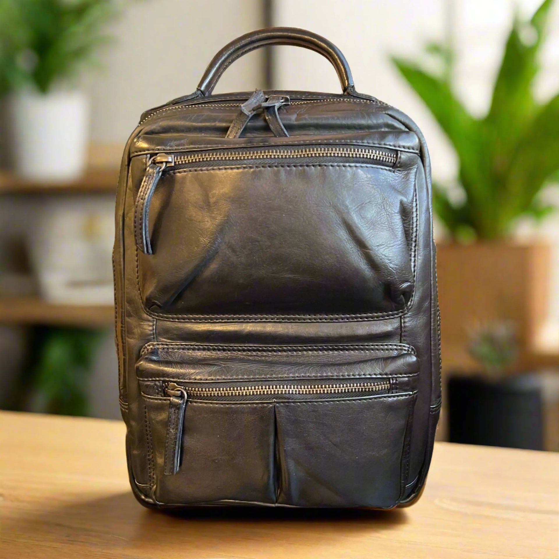 benzol leather backpacks BOL Classic Everyday Backpack Florence backpack combines style Sheepshead Cliff Outdoors Pink Fly Color:* NEW Lime Chart Tiger