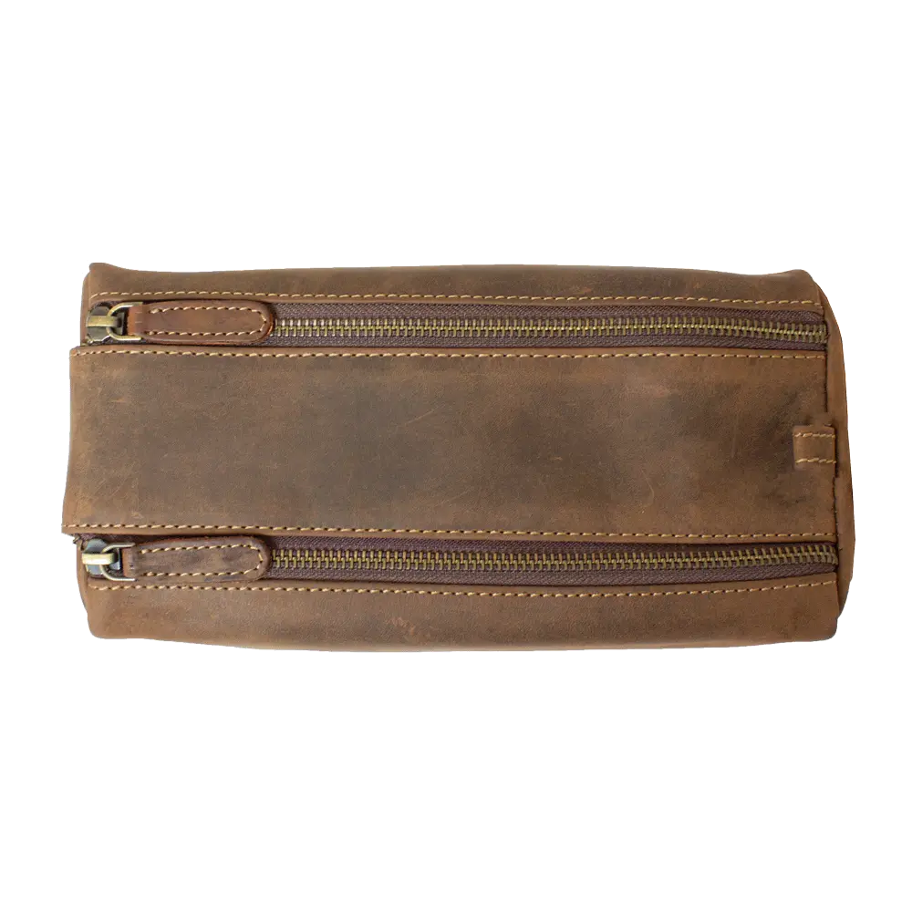 BOL Distressed Leather Toiletry Bag Cases Boutique of Leathers/Open Road