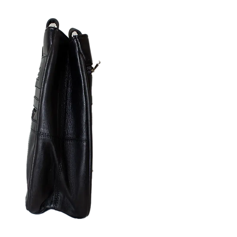 BOL Leather Shoulder Bag with Multiple Pockets Red