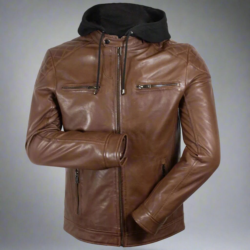 BOL Men's Alvin Lambskin Leather Jacket Men's Leather Jackets Boutique of Leathers/Open Road