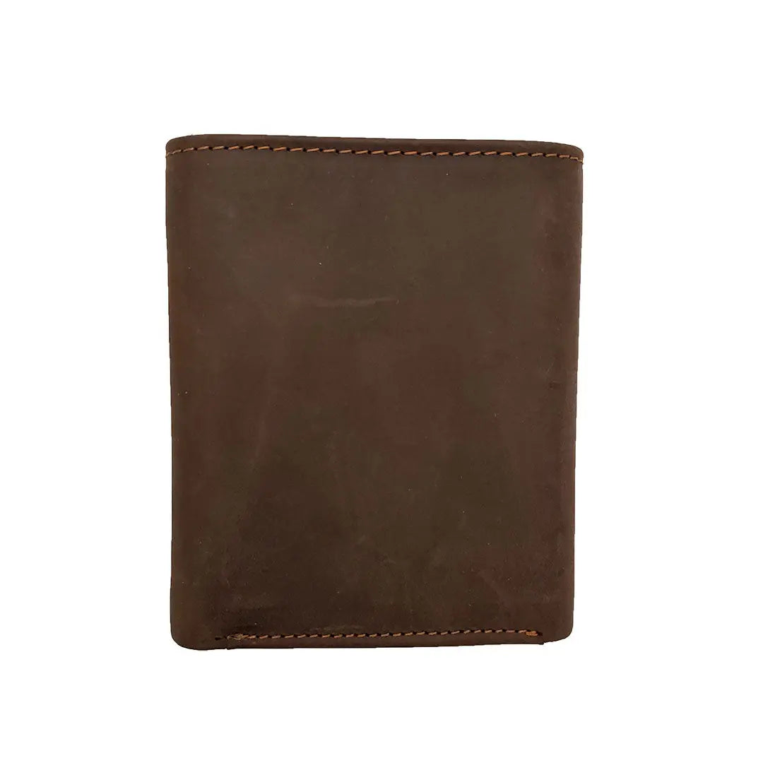 BOL Men's Centre Wing Trifold Leather RFID Wallet - Boutique of Leathers/Open Road