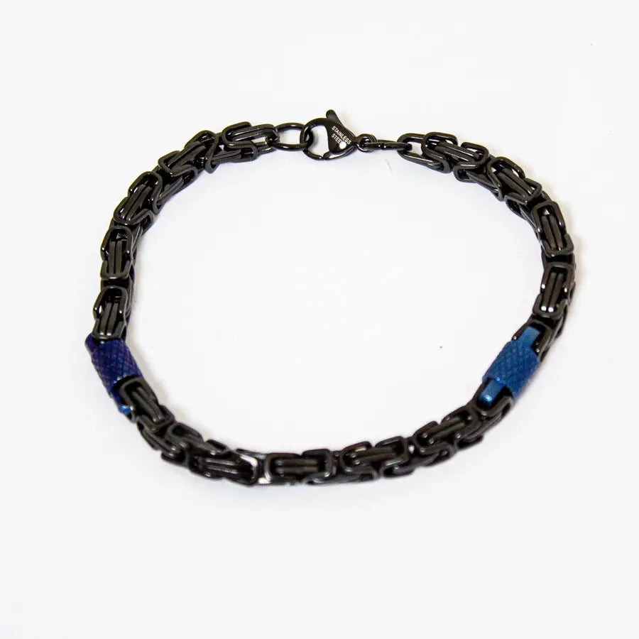 BOL Men's Chain Link Bracelet - Boutique of Leathers/Open Road