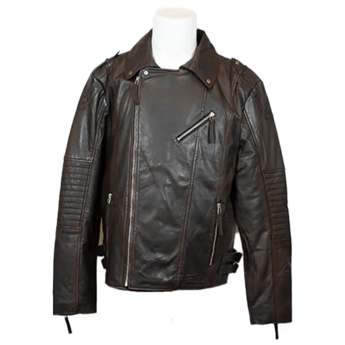 BOL Men's Classic Biker Look Leather Fashion Jacket Men's Leather Jackets Boutique of Leathers/Open Road