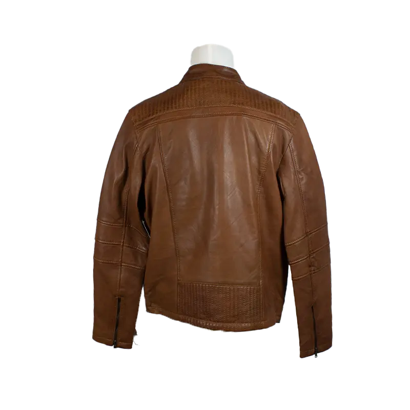 BOL Men's Classic Zip up Leather Jacket Men's Leather Jackets Boutique of Leathers/Open Road