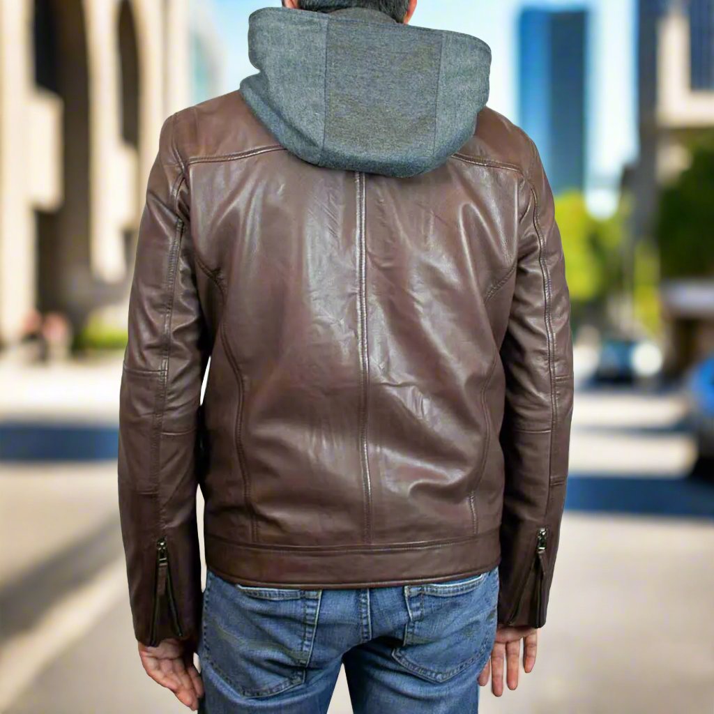 BOL Men's Eduardo Hoodie Jacket - Boutique of Leathers/Open Road