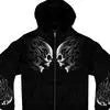 BOL Men's Head Butt Skulls Zipper Hoodie Men's Hoodies & Sweatshirts Boutique of Leathers/Open Road