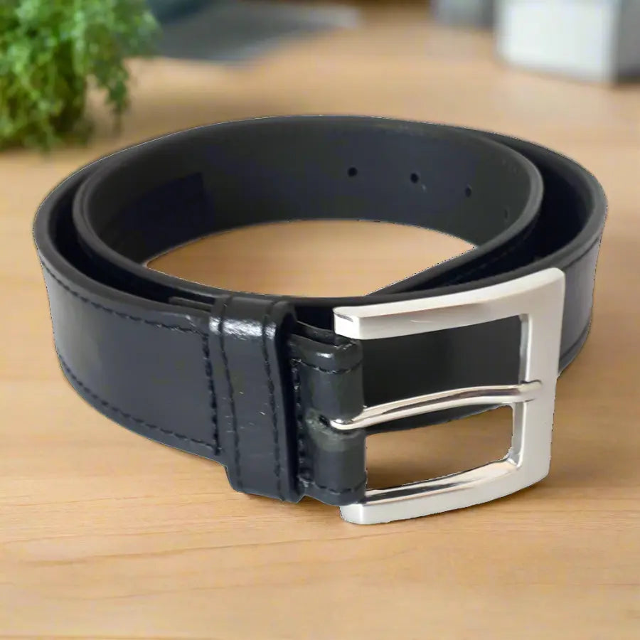 BOL Men's Hidden Pocket Grain Leather Money Belt Boutique of