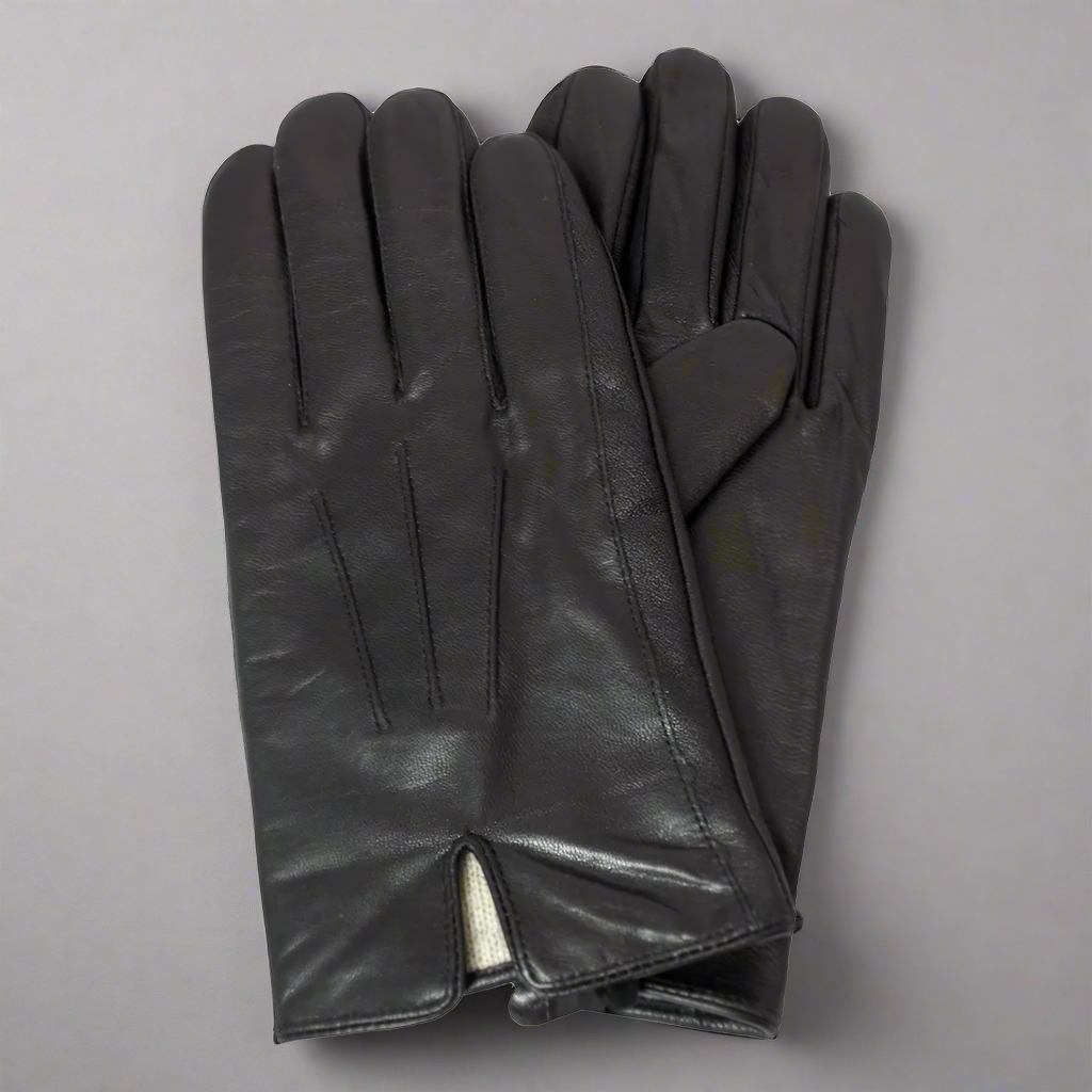 BOL Men's Knit Lining Leather Gloves - Boutique of Leathers/Open Road