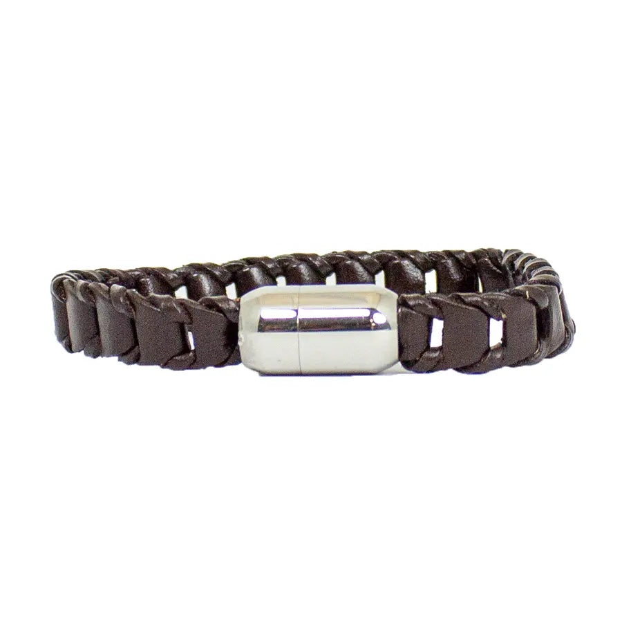 BOL Men's Leather Braided Bracelet Men's Jewelry Boutique of Leathers/Open Road