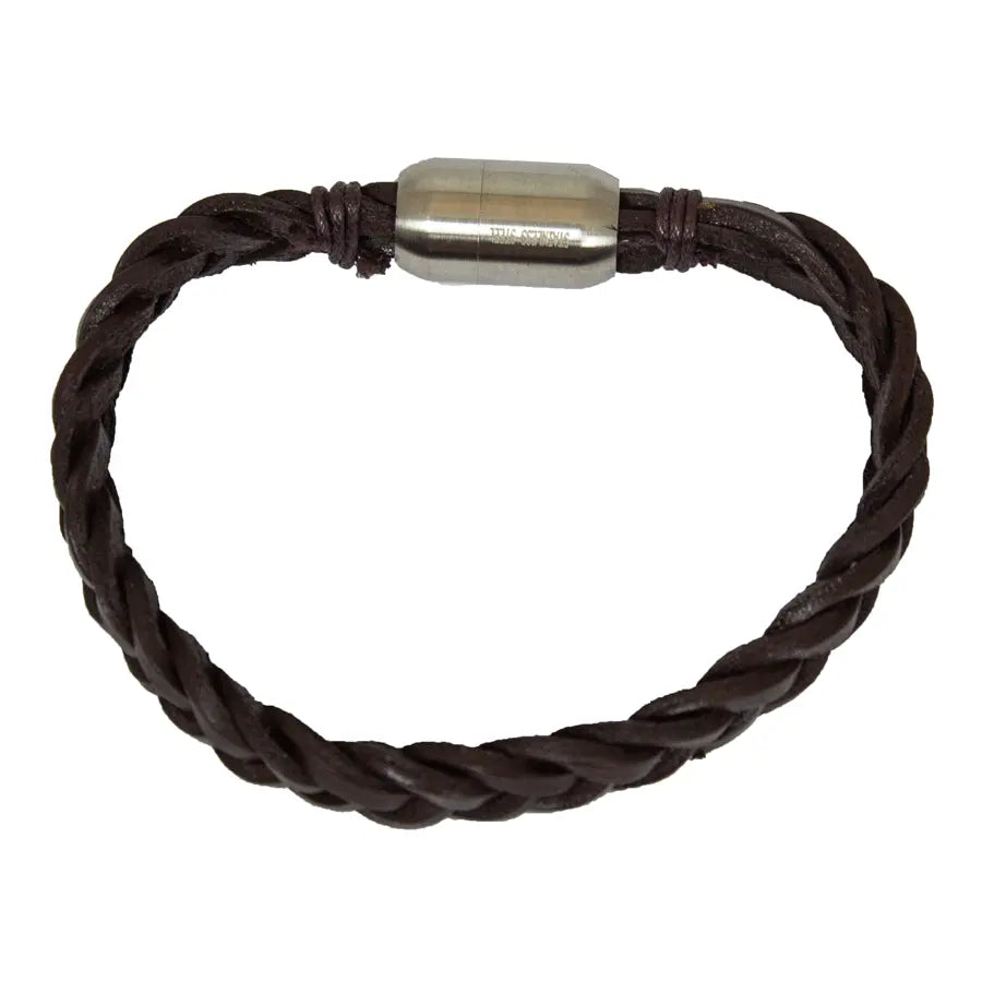 BOL Men's Leather Braided Bracelet - Boutique of Leathers/Open Road