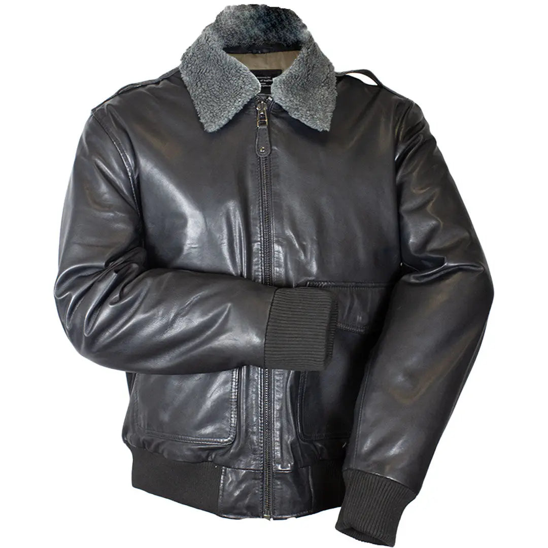 BOL Men s Maverick Lambskin Leather Jacket Boutique of Leathers Open