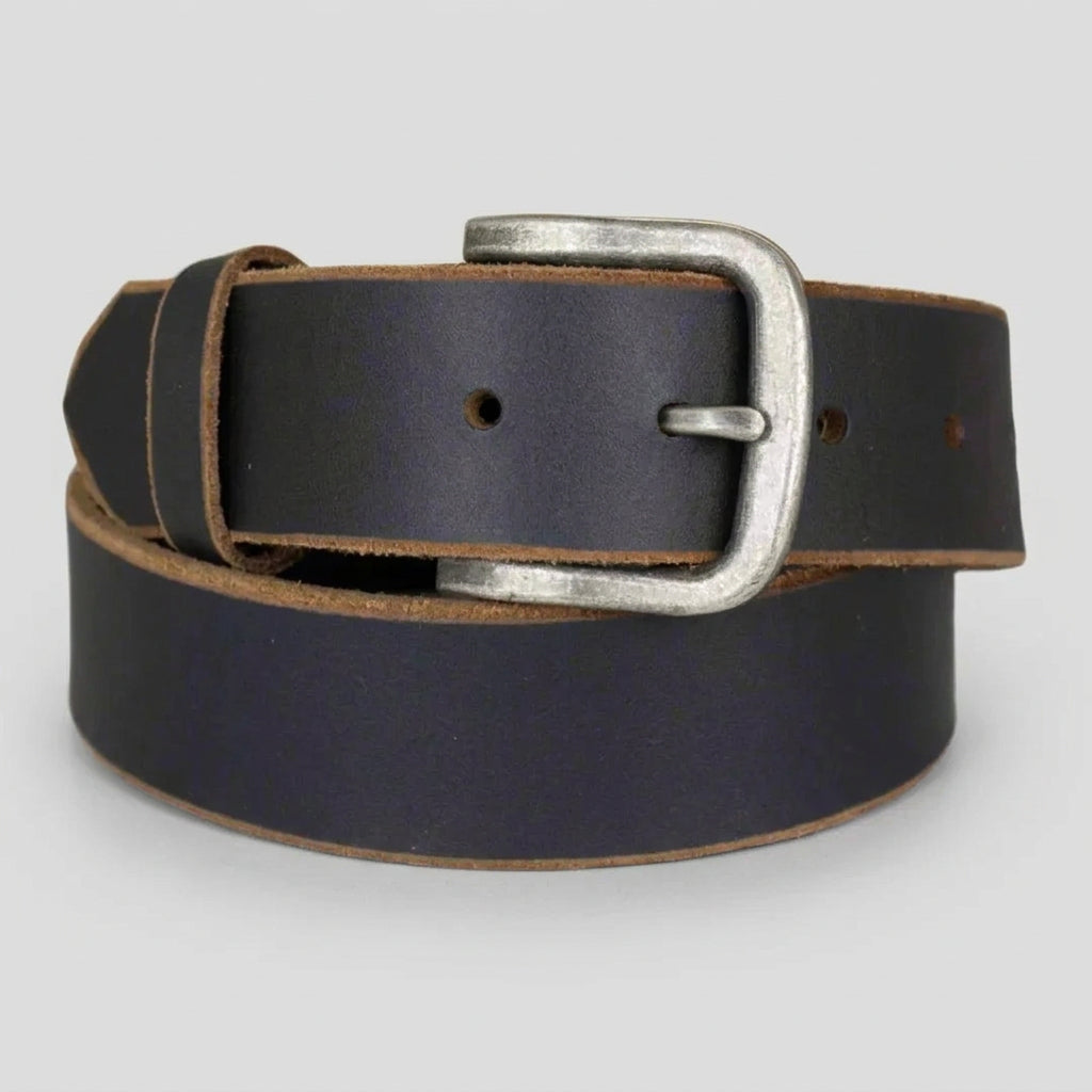 BOL Men's Removable Buckle Oil Pull Leather Belt - Boutique of Leathers/Open Road