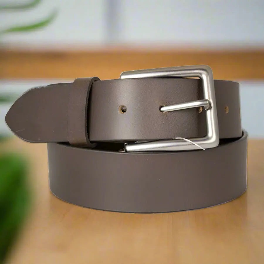 BOL Men's Removable Buckle Solid Leather Belt - Boutique of Leathers/Open Road