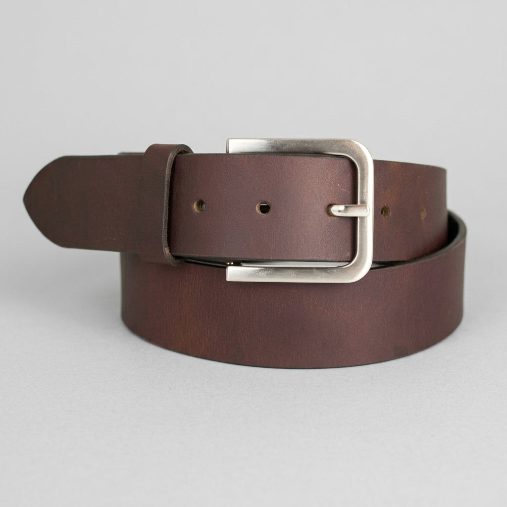 BOL Men's Removable Buckle Solid Leather Belt - Boutique of Leathers/Open Road