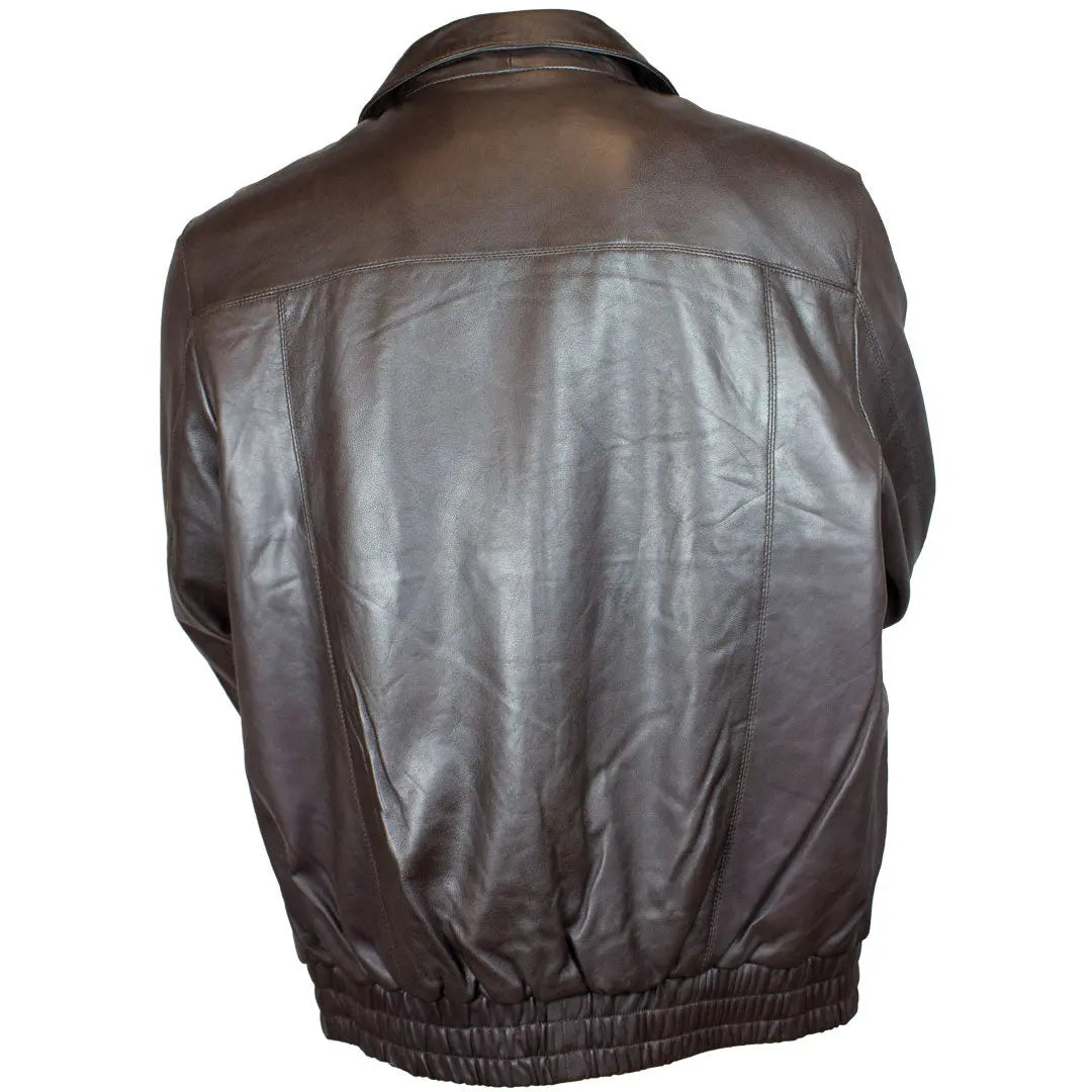 BOL Men's Ting Bomber Lambskin Leather Jacket Men's Leather Jackets Boutique of Leathers/Open Road