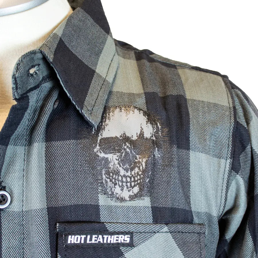 BOL Men's 'Grave Rub' Flannel Long Sleeve Shirt Men's Shirts & Tees Boutique of Leathers/Open Road