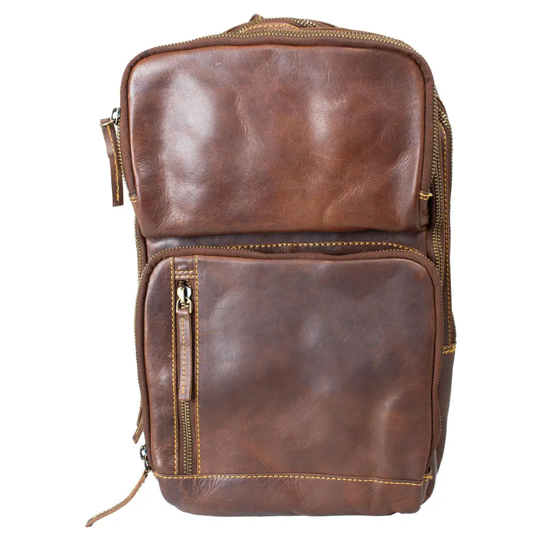 BOL Vintage Leather Crossbody Casual Daypack Backpacks & Messenger Bags Boutique of Leathers/Open Road