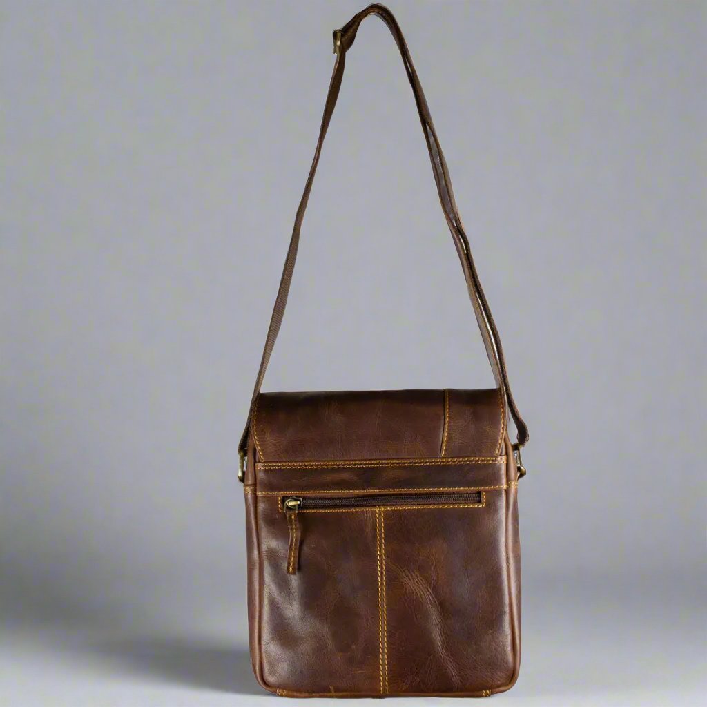 BOL Vintage Leather Crossbody Satchel Bag Handbags & Purses Boutique of Leathers/Open Road