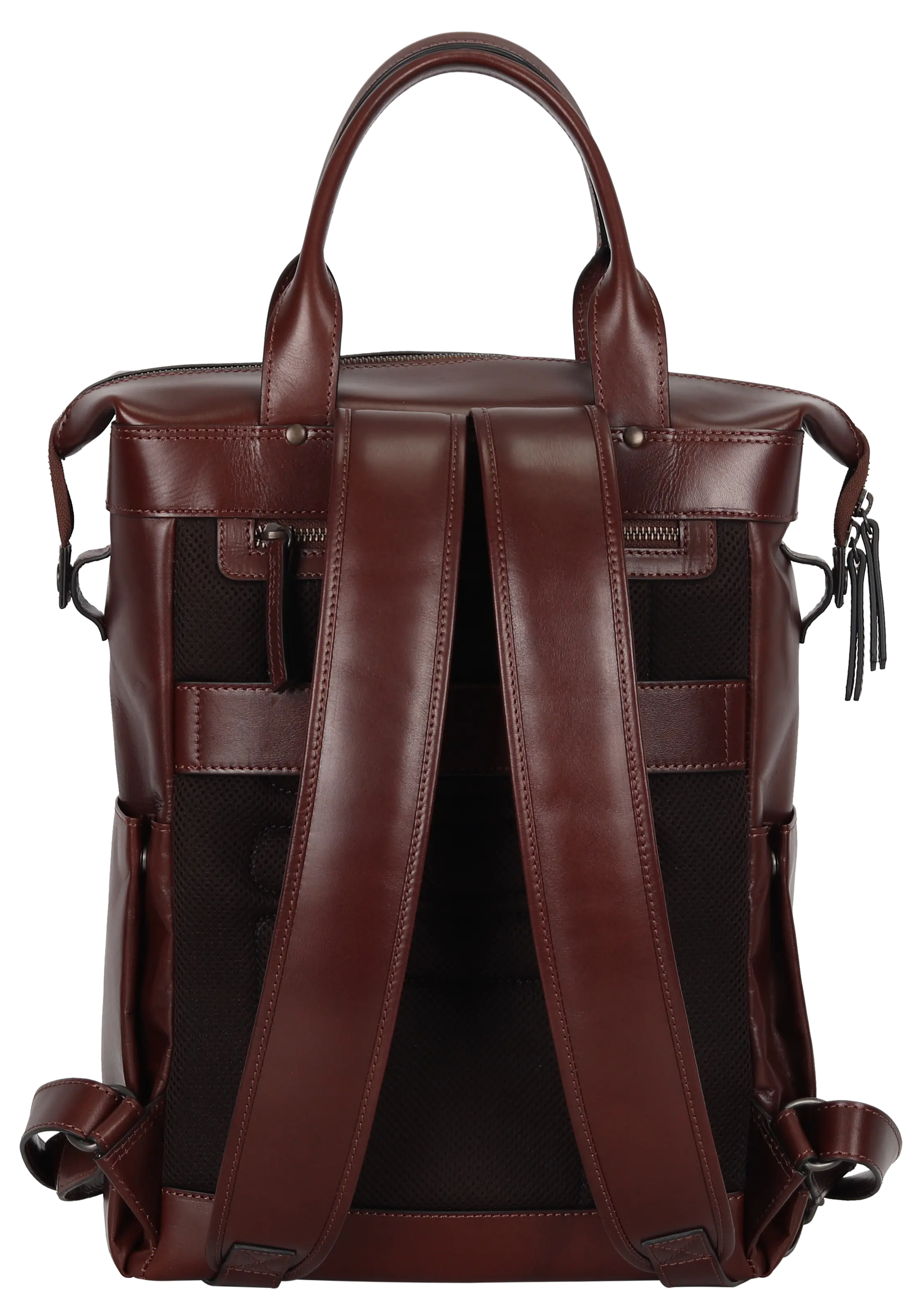 BOL Waxy Leather 2 Handle Backpack Backpacks & Messenger Bags Boutique of Leathers/Open Road